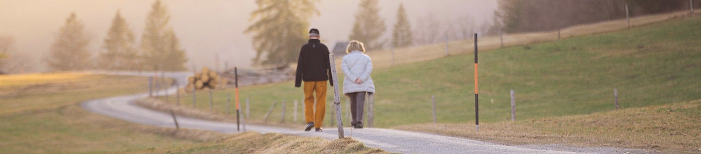 elderly walking