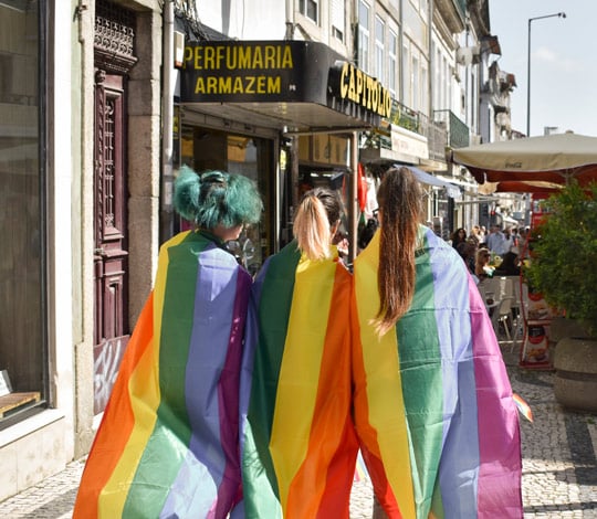 LGBT Community people walking on the street | GCS