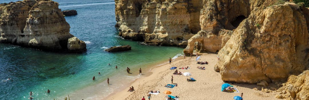 Golden coast of Portugal’s Algarve
