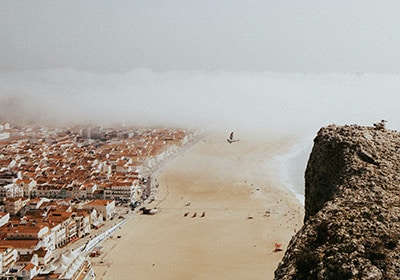 view of nazare beach