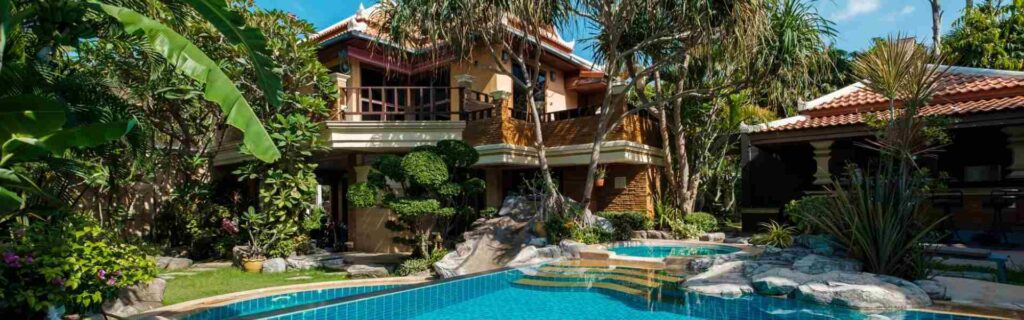 luxury home with  swimming pool in grenada