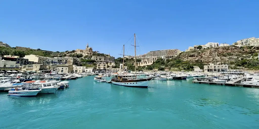 Gozo island in Malta