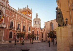 Monument buildings in Spain, Valencia. 