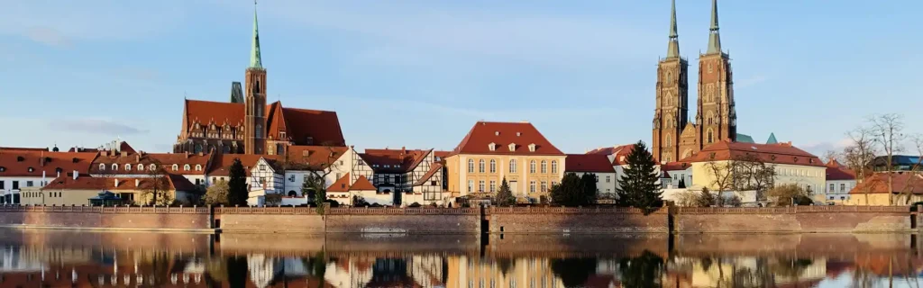 View of Wrocław in Poland
