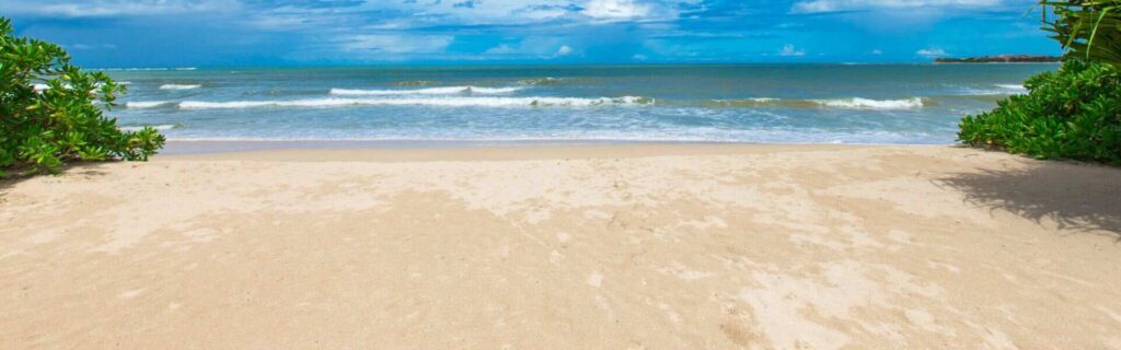 ocean view of beachfront land property in vanuatu