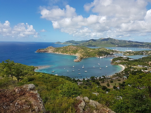 A beautiful bay, seen from above