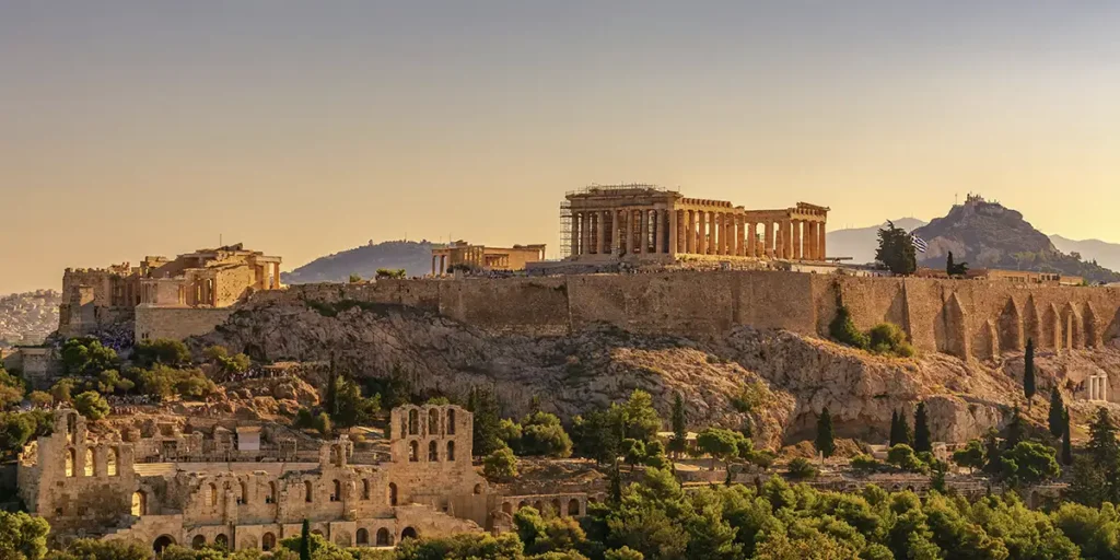 Acropolis in Athens Greece