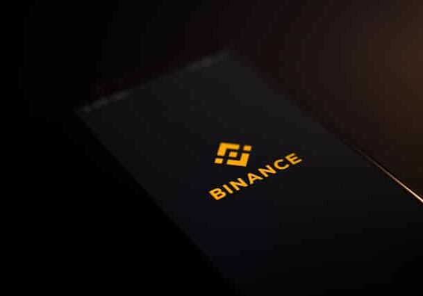 Binance cryptocurrency logo on black background - List of top cryptocurrencies