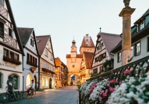 Picturesque houses in winter in Germany - Germany as an LGBT-friendly country