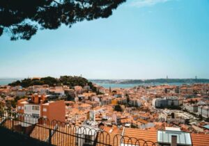 Terrace view of Lisbon