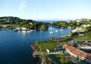 Castries, capital city of St. Lucia - best countries for American families