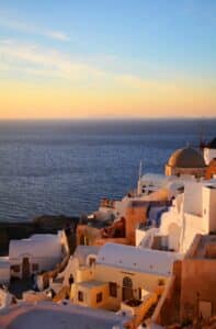 buildings-by-the-seaside-under-the-golden-sun
