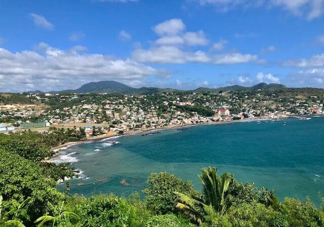 st lucia aereal tram view