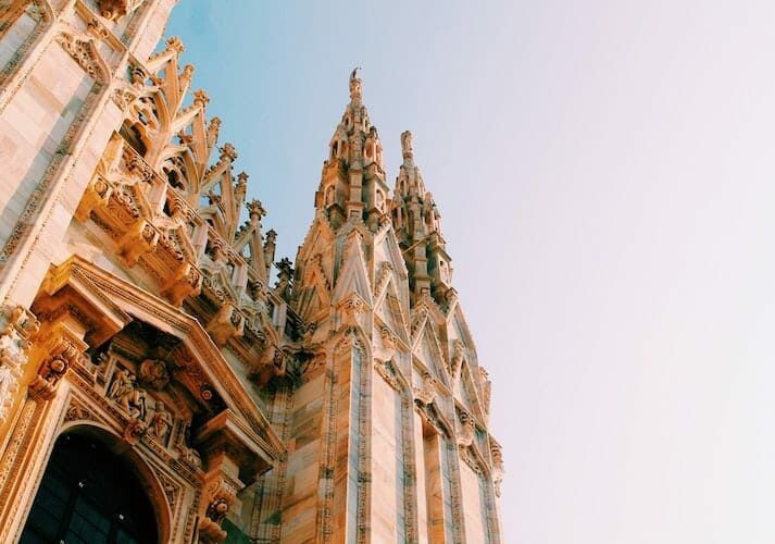 A monument in Milan Italy.