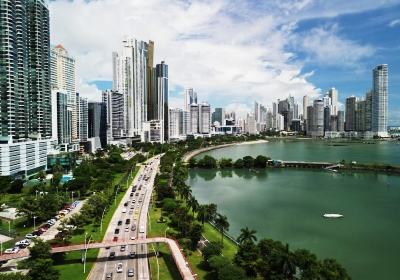 Panama shoreline from above - Best Retirement places