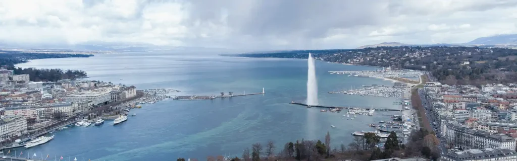 View of Geneva in Switzerland
