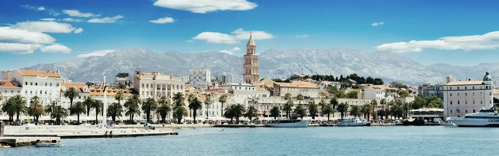 seafront of Split in Croatia