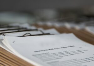 stacks of important documents