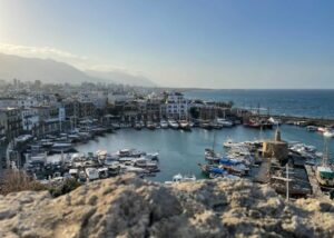 View of beachfront in Cyprus from cliffside - Cyprus Permanent Residency program