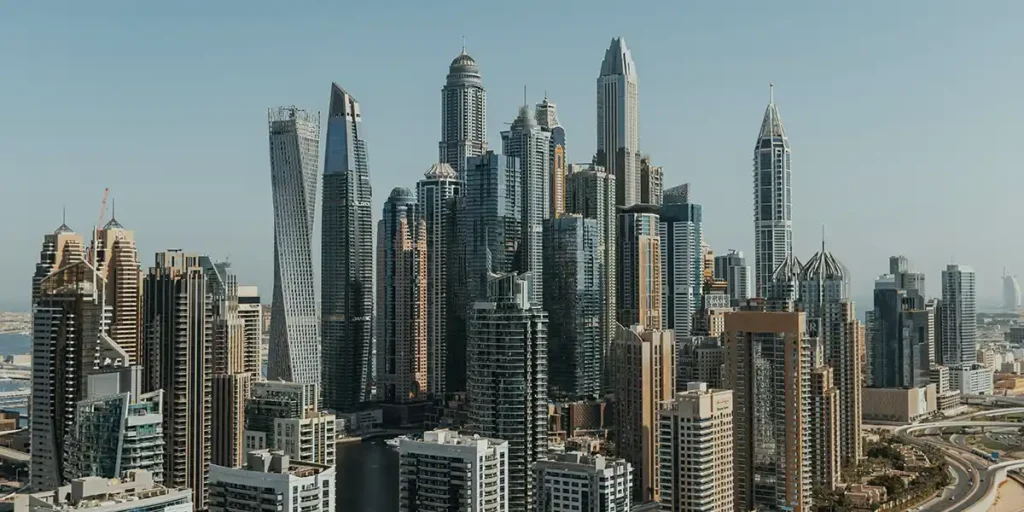 skyscrapers in Dubai, UAE