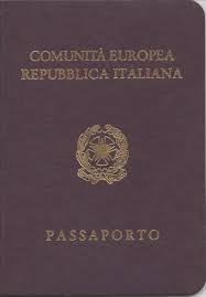 an Italian passport