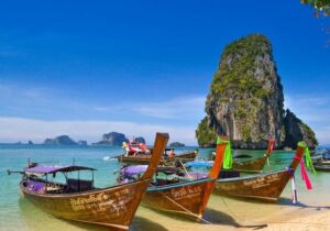 Thailand-Beach-Boats monthly income low cost points based system free health care elite easy access cost of living english speakers 