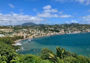 Shoreline in St Lucia on a partly cloudy day - St Lucia CBI program