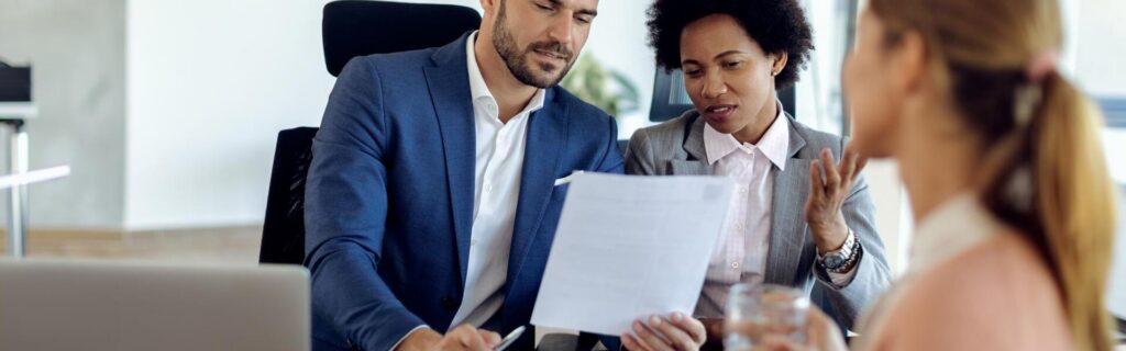 caribbean citizenship agent assiting a client