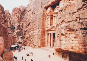 Ancient cave city in Petra, Jordan - investment-based citizenship programs