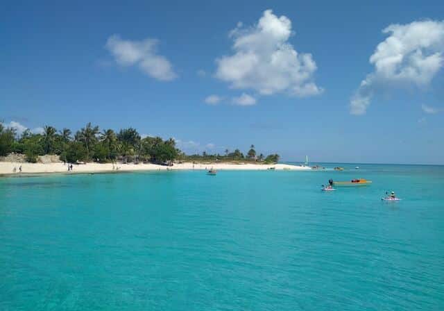 Shoreline of Vanuatu, view from the ocean - no property taxes on an island country