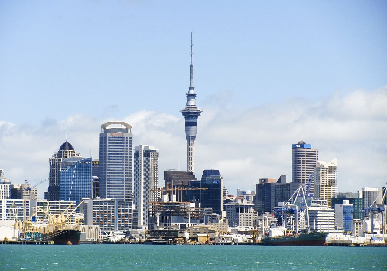 Auckland, New Zealand city skyline - Best Countries to Move to From USA