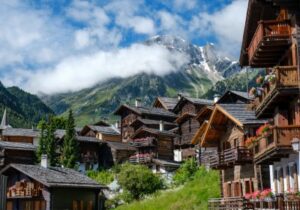 Swiss homes in the countryside - LGBTQ-friendly country of Switzerland