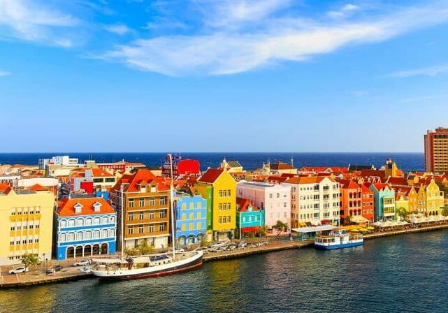 Colorful houses in Willemstad, Curacao in the Netherlands Antilles - residency by investment in Curacao