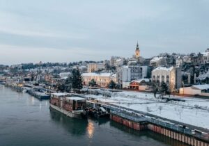View of Belgrade in Serbia covered with snow - Serbian Citizenship by Investment