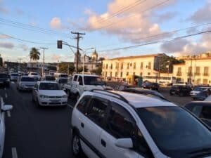 cars and traffic in dominica