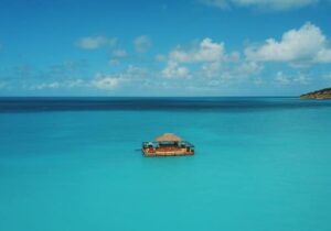 Floating accommodation in Antigua and Barbuda ocean - low-tax country