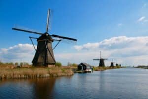 Windmill in Kinderdijk, Netherlands - Dutch healthcare as one of the best for expats