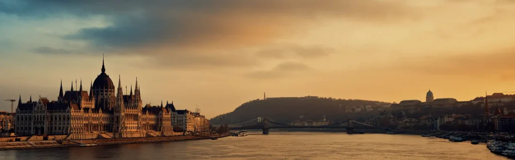 view of Budapest in Hungary