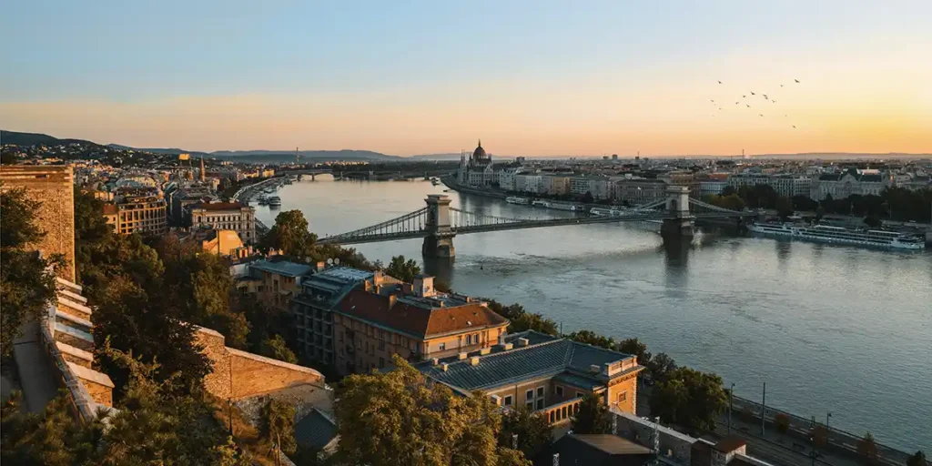view of Budapest and 