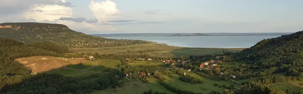 Szigliget in Lake Balaton, Hungary
