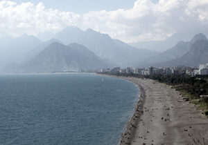 Konyaaltı Beach in Antalya Turkey 