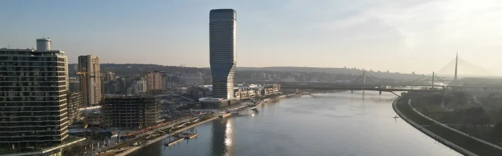 View of Savski Venac, Belgrade, Serbia