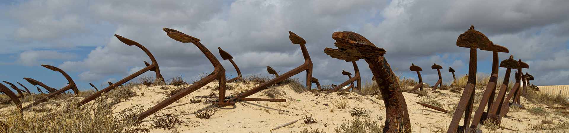 barril beach in algarve portugal