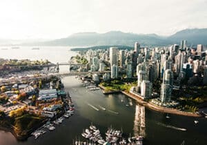Vancouver city port near body of water during daytime