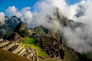 Machu Picchu, Peru Through Clouds - Latin America's safest countries