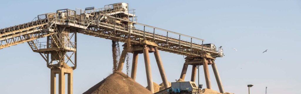 an abandoned phosphate mine