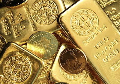 Close-up of gold bars - The Role of Gold, Silver, and Alternative Assets in a Global Currency Reset