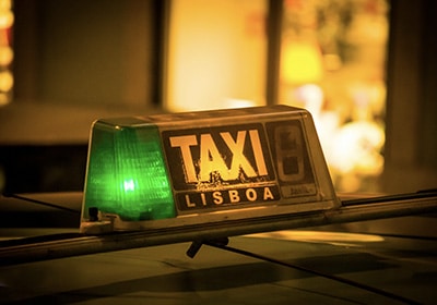 lisbon taxi sign