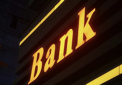 bank sign