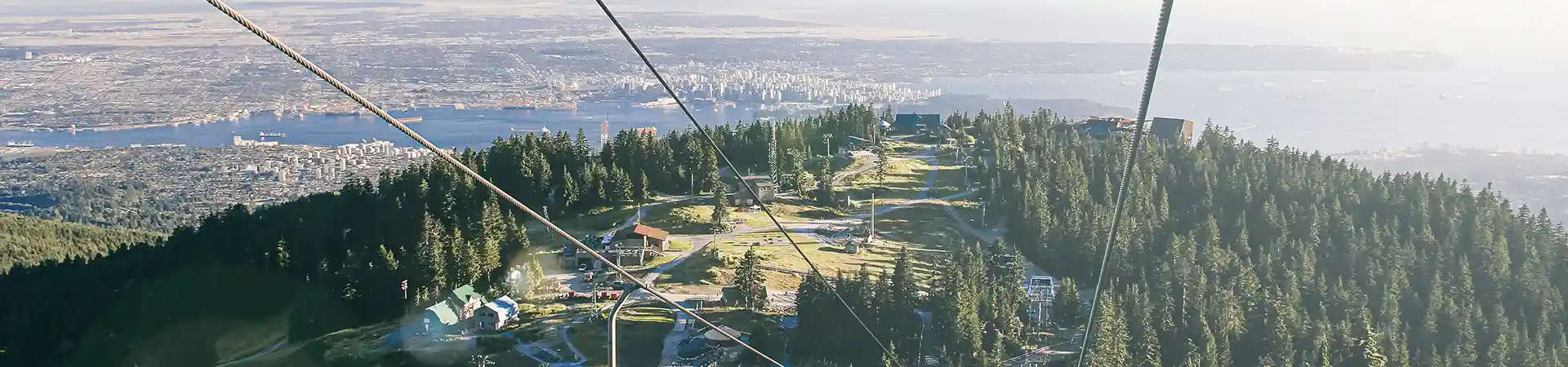 Scenery view from Grouse Mountain with things to do in Vancouver 